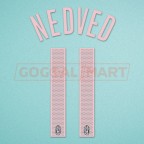 Juventus 2004-2005 Nedved #11 3rd Awaykit Nameset Printing