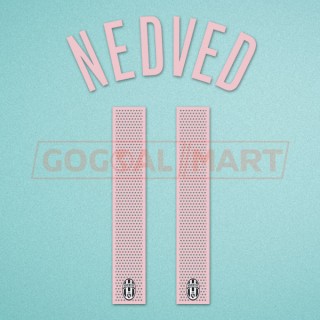 Juventus 2004-2005 Nedved #11 3rd Awaykit Nameset Printing