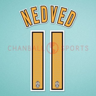 Juventus 2004-2006 Nedved #11 Homekit Nameset Printing 
