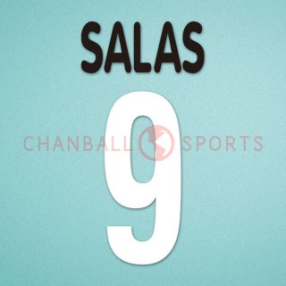 Juventus 2001-2002 Salas #9 Homekit Nameset Printing 