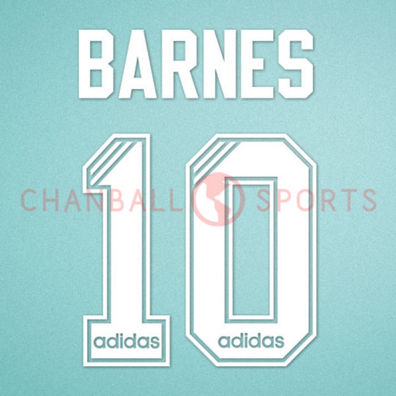 Liverpool 1995-1996 Barnes #10 Homekit Nameset Printing 