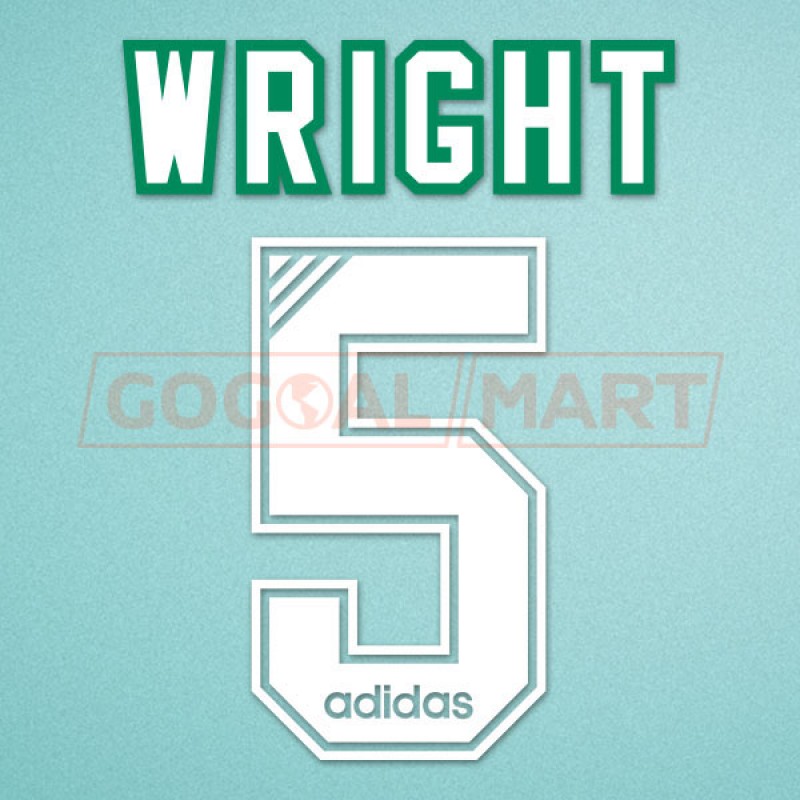 Liverpool 1994-1995 Wright #5 Homekit Nameset Printing 