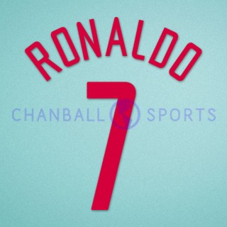 Manchester United 2002-2004 C.Ronaldo #7 Champions League Awaykit Nameset Printing 