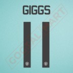 Manchester United 2016-2017 Giggs #11 Europa League/F.A. Cup 3rd Awaykit Nameset Printing
