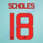 Manchester United 2015-2016 Scholes #18 3rd Awaykit Nameset Printing