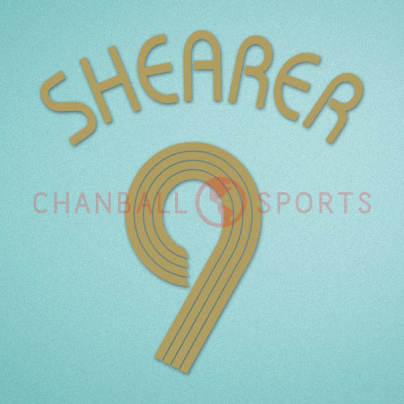 Newcastle Testimonial Shearer #9 Homekit Nameset Printing 