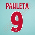 PSG 2002-2003 Pauleta #9 Homekit Nameset Printing 