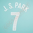 PSV 2004-2005 J.S.Park #7 Homekit Nameset Printing 
