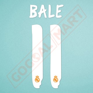 Real Madrid 2013-2014 Bale #11 3rd Awaykit Nameset Printing