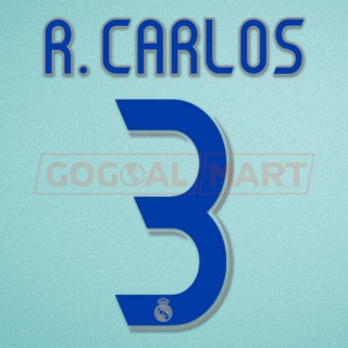 Real Madrid 2006-2007 Carlos #3 Homekit Nameset Printing