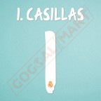 Real Madrid 2013-2014 Casillas #1 Awaykit Nameset Printing