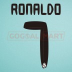 Real Madrid 2010-2011 C. Ronaldo #7 Homekit Nameset Printing