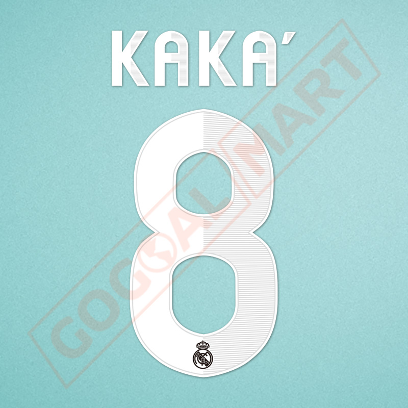 Real Madrid 2012-2013 Kaka #8 Away/3rd Awaykit Nameset Printing