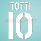 Roma 2003-2005 Totti #10 Homekit Nameset Printing