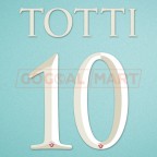 Roma 2006-2007 Totti #10 Homekit Nameset Printing 