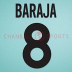 Valencia 2000-2002 Baraja #8 Homekit Nameset Printing 