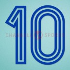 France 1982 Platini #10 World Cup Awaykit Nameset Printing 