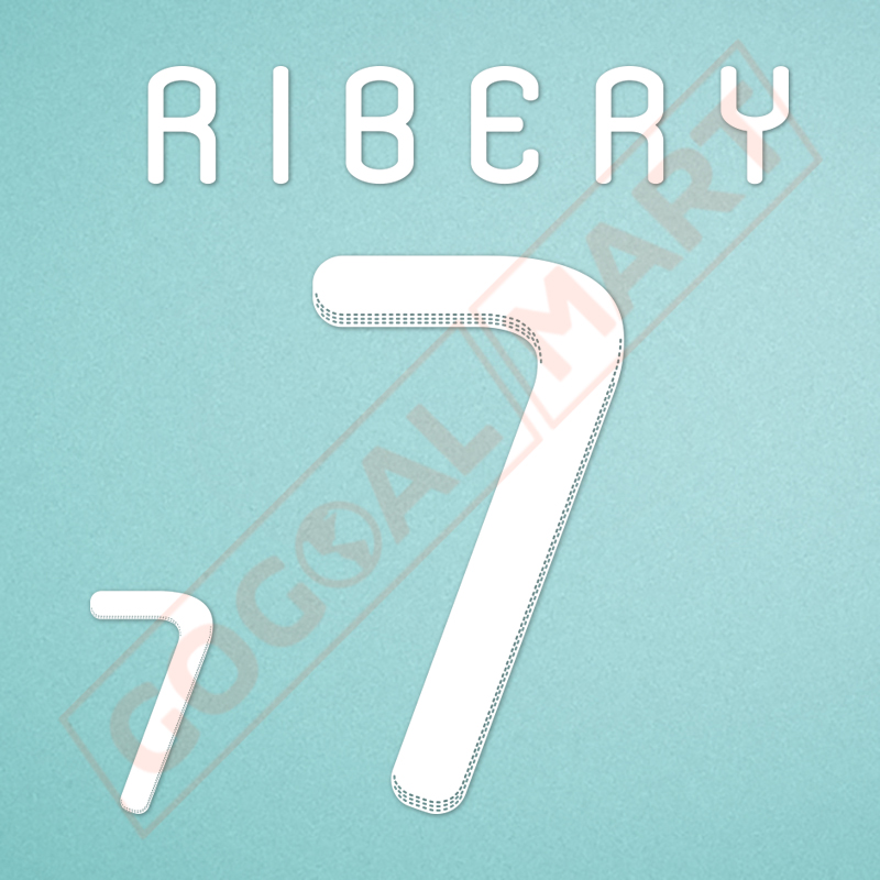 France 2010 Ribery #7 World Cup Homekit Nameset Printing 
