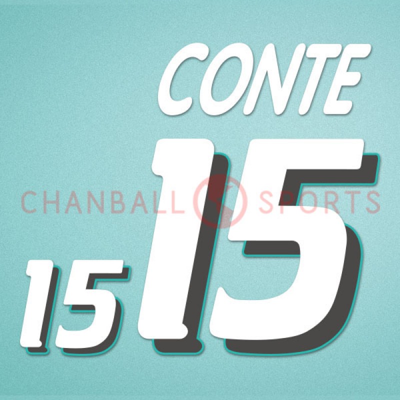 Italy 1994 Conte #15 World Cup Homekit Nameset Printing 