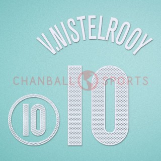Netherlands 2004 v.Nistelrooy #10 EURO Homekit Nameset Printing 