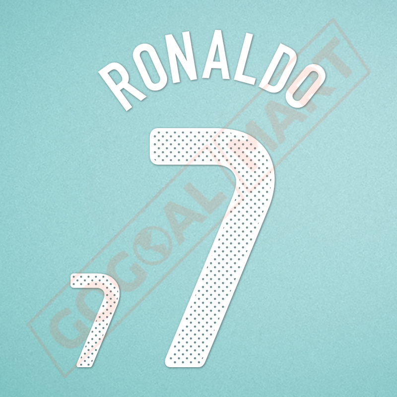 Portugal 2010 C. Ronaldo #7 World Cup Homekit Nameset Printing