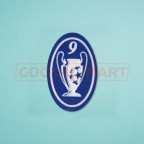 UEFA Champions League 2008-2011 9 Times Trophy Sleeve Soccer Patch / Badge