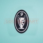 UEFA Champions League 2000-2012 9 Times Trophy (dark blue) Sleeve Soccer Patch / Badge
