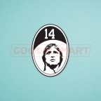 Ajax Johan Cruyff #14 2016 Commemorative Soccer Patch / Badge