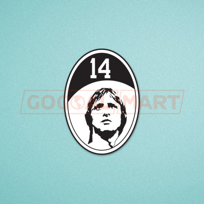 Ajax Johan Cruyff #14 2016 Commemorative Soccer Patch / Badge