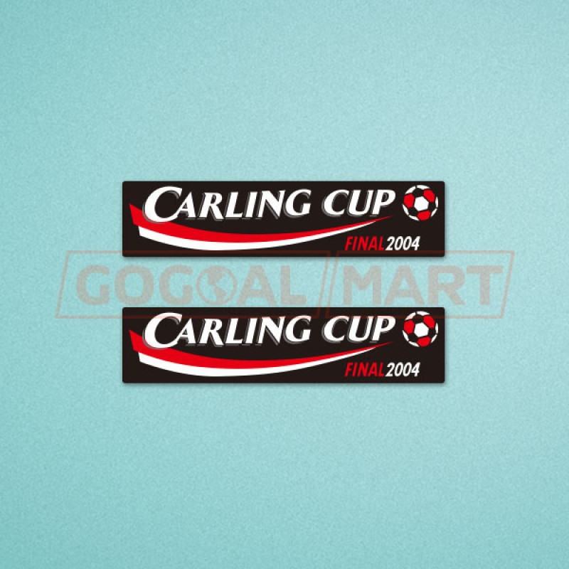 Football League Cup 2004 Carling Cup Final Sleeve Soccer Patch / Badge