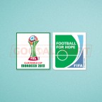 FIFA Club World Cup 2013 + Football For Hope Sleeve Soccer Patch / Badge 