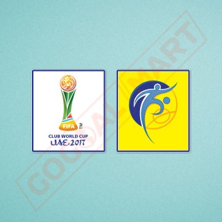FIFA Club World Cup 2017 + Fair Play Sleeve Soccer Patch / Badge