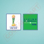 FIFA Club World Cup 2018 + Living Football Sleeve Soccer Patch / Badge