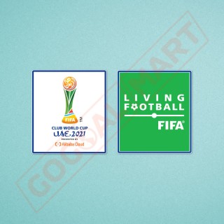 FIFA Club World Cup 2021 + Living Football Sleeve Soccer Patch / Badge