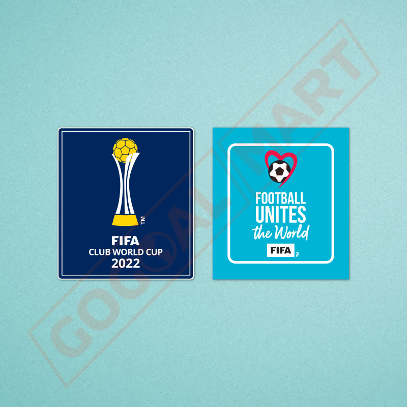 FIFA Club World Cup 2022 + Football Unites the world Sleeve Soccer Patch / Badge