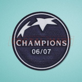 UEFA Champions League Winner 2006-2007 AC Milan Sleeve Soccer Patch / Badge