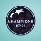 UEFA Champions League Winner 2007-2008 Manchester United Sleeve Soccer Patch / Badge