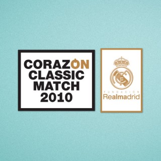 Real Madrid Legends Corazón Classic Match 2010 Soccer Patch / Badge
