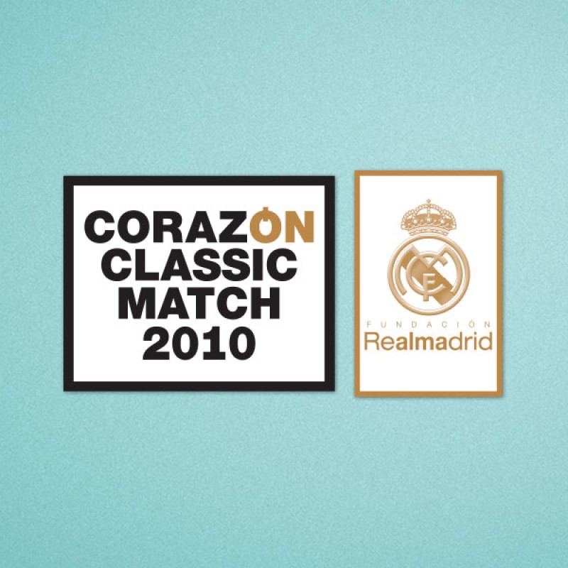 Real Madrid Legends Corazón Classic Match 2010 Soccer Patch / Badge
