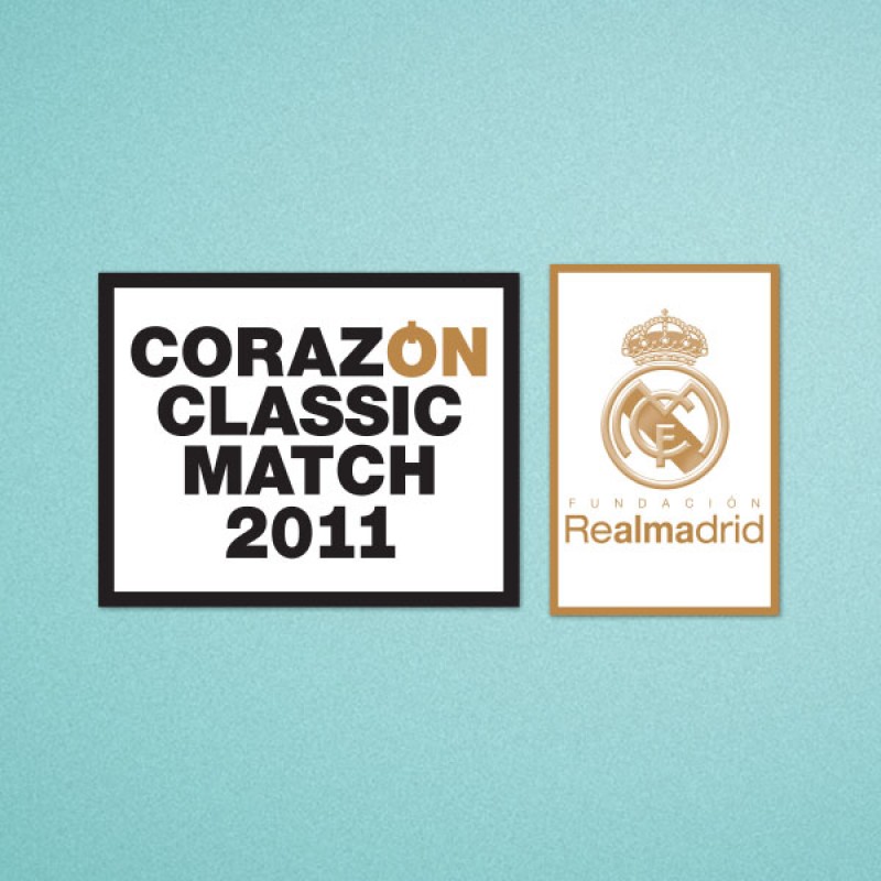 Real Madrid Legends Corazón Classic Match 2011 Soccer Patch / Badge