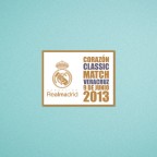 Real Madrid Legends Corazón Classic Match 2013 Soccer Patch / Badge