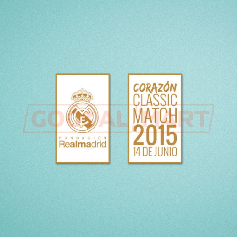 Real Madrid Legends vs Liverpool Legends 2015 Corazón Classic Match RM Patch 