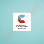 Bundesliga 2019-2020 CORONA Warn App Soccer Patch / Badge