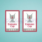 Arsenal Emirates Cup 2007 Sleeve Soccer Patch / Badge