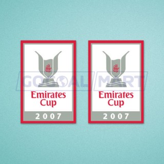 Arsenal Emirates Cup 2007 Sleeve Soccer Patch / Badge