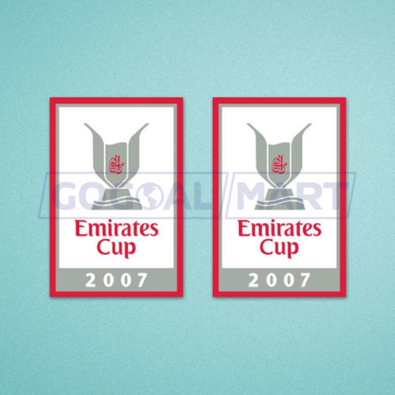 Arsenal Emirates Cup 2007 Sleeve Soccer Patch / Badge