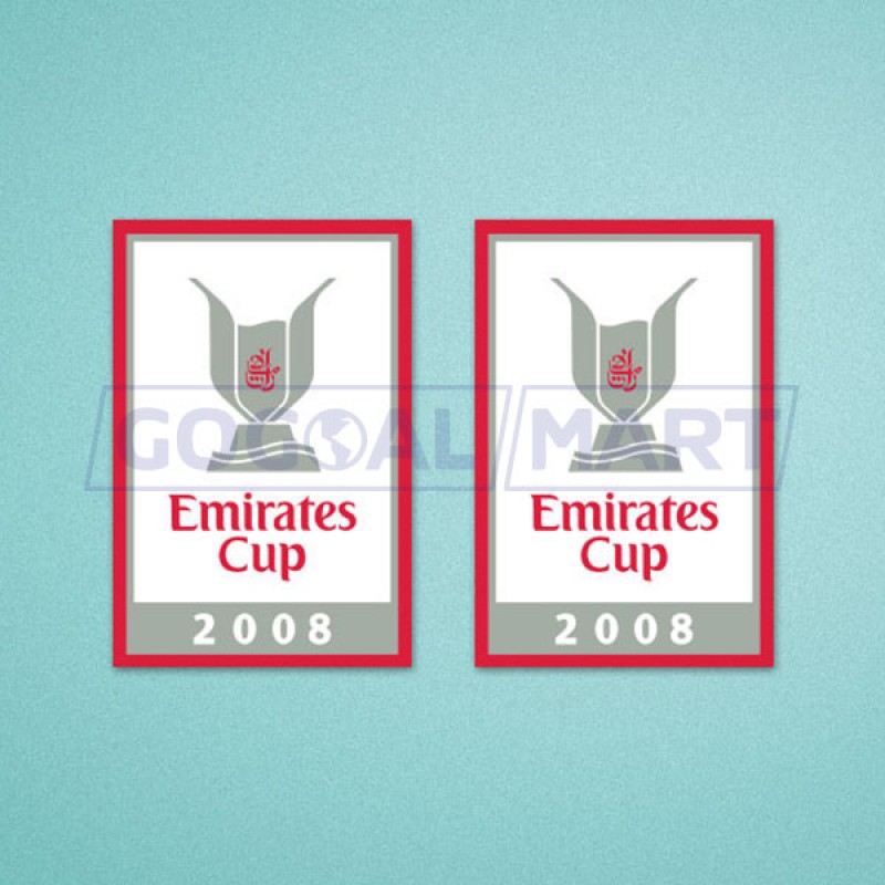 Arsenal Emirates Cup 2008 Sleeve Soccer Patch / Badge