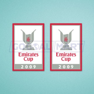 Arsenal Emirates Cup 2009 Sleeve Soccer Patch / Badge