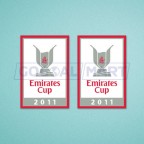 Arsenal Emirates Cup 2011 Sleeve Soccer Patch / Badge