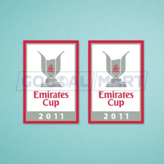 Arsenal Emirates Cup 2011 Sleeve Soccer Patch / Badge